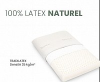Oreiller 100% latex naturel, oreiller tradilatex Biotex