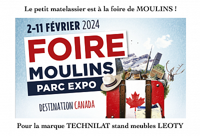 Foire de Moulins pour Technilat du 2 au 11 février 2024