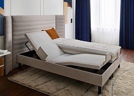 Matelas haut de gamme relaxation Timbo DEKO de chez André Renault pour lit motorisé électrique Airnat à La Ciotat