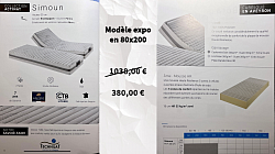 Promotion et soldes sur matelas Technilat Simoun 80x200