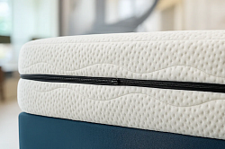 Housse déhoussable à aération optimale   Housse technique sur les 2 faces et les 4 côtés